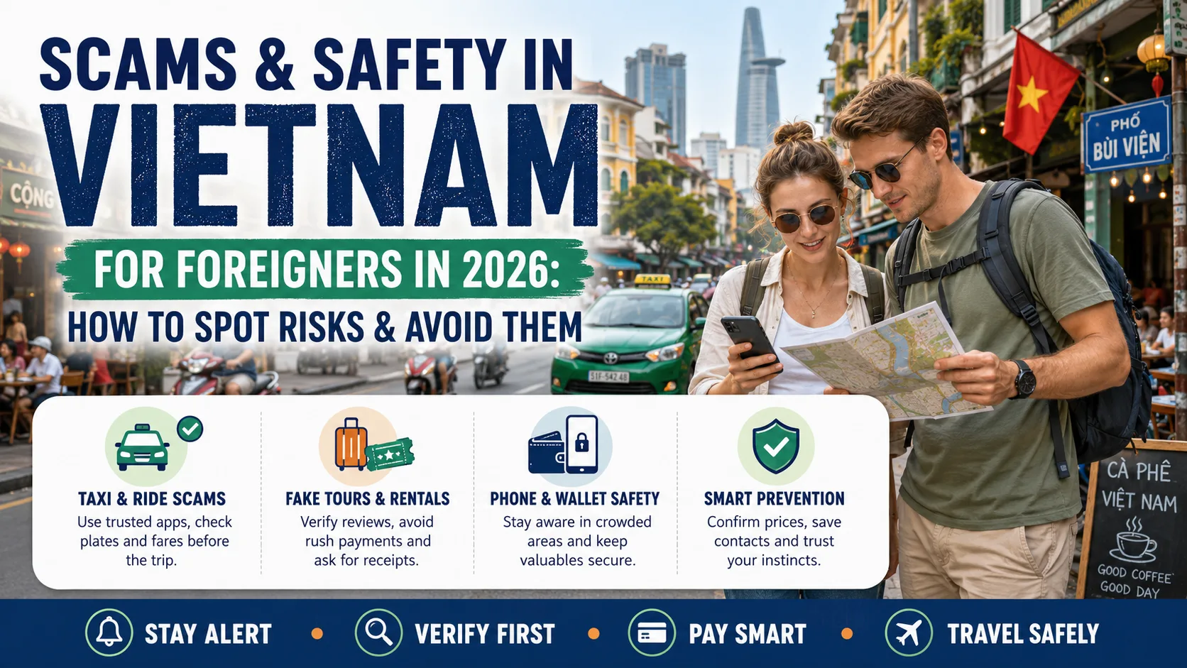 Lừa đảo & an toàn cho người nước ngoài ở Việt Nam 2026: nhận diện và cách tránh